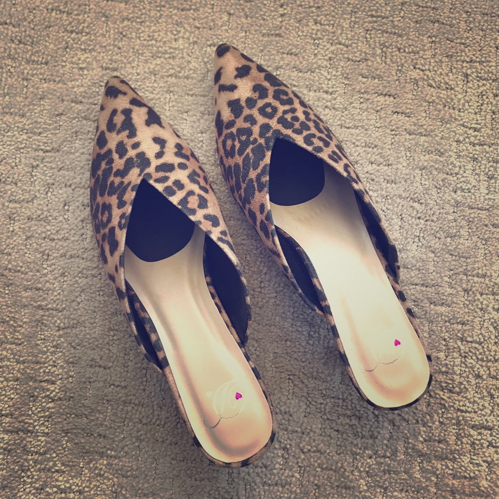 Leopard Print Mule